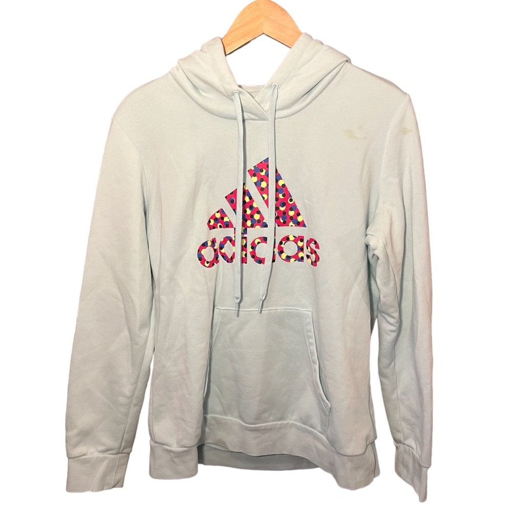 Minty Blue Adidas Hoodie